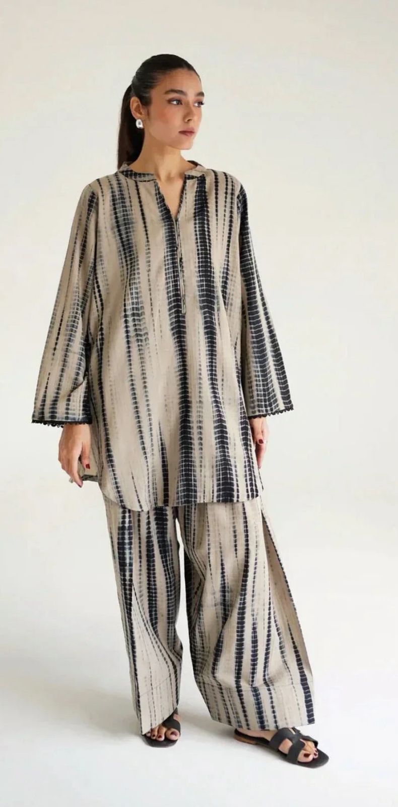 ILMA 2-PIECE Stitched Dress. (Farshi Shalwar)