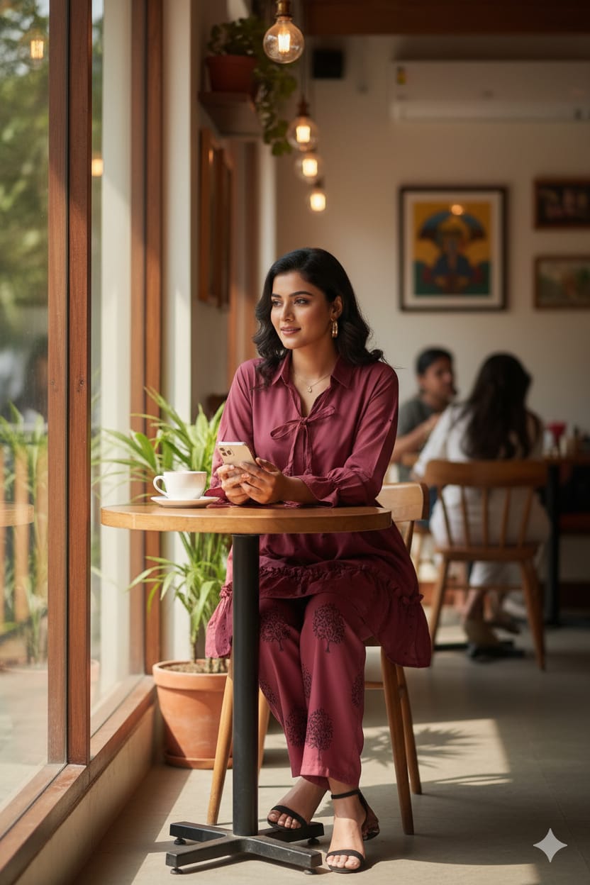 π Moti Charm β Western Top & Plazo Set π