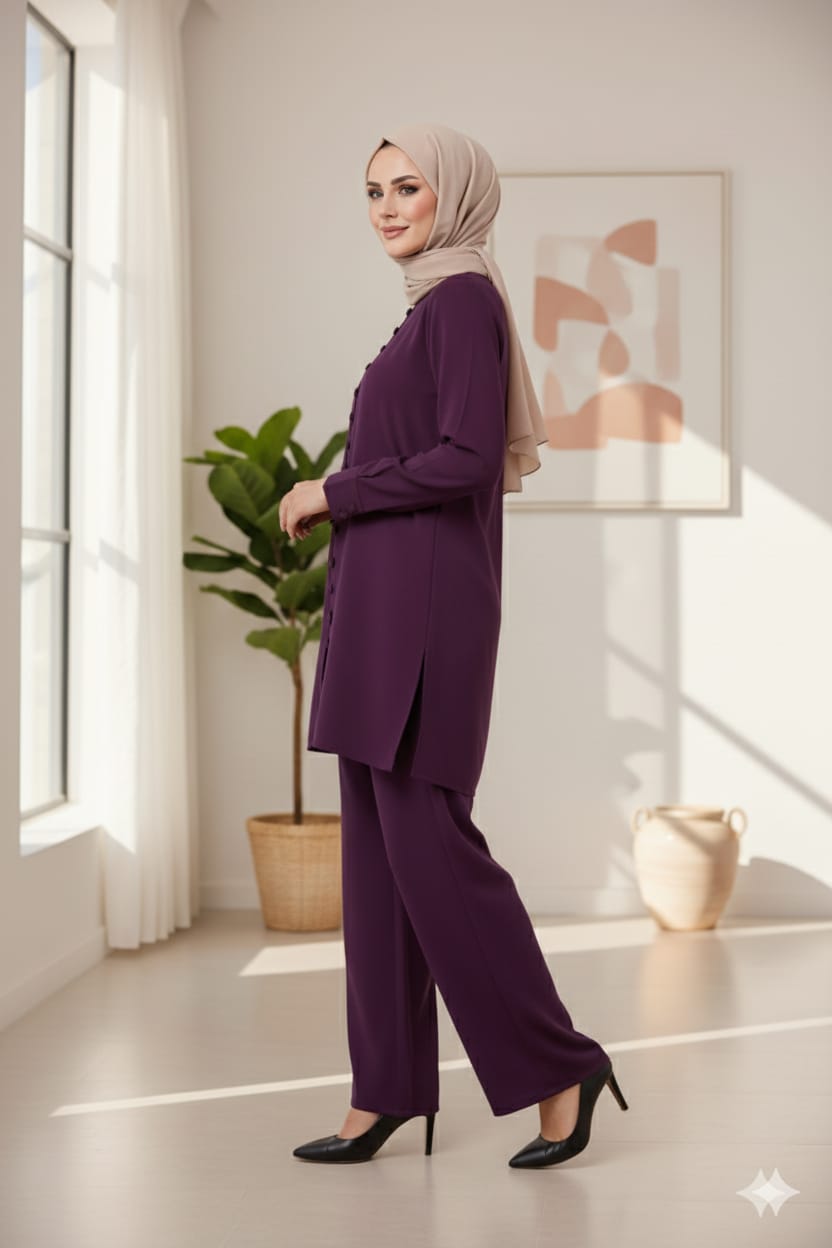 Western Top With Same Bell Bottom Plazo