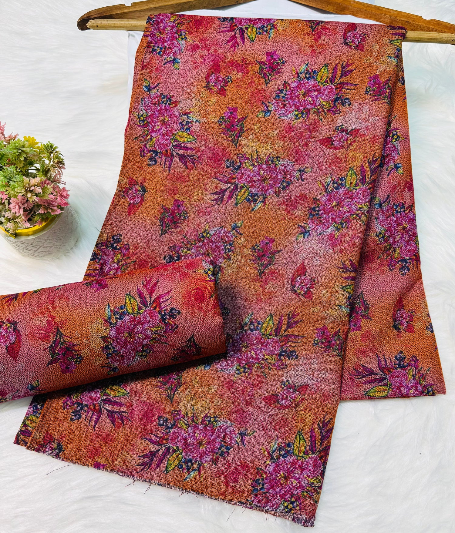 Dhanak Digitak Print Unstiched Suit