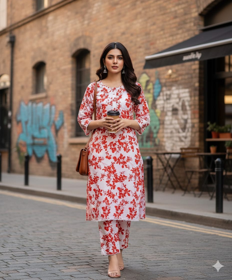 Digtal Print 2pc Suit