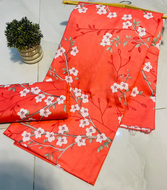 Summer Unstitched Cotton Suit – Digital Print Aroma Cotton – 4.5 Meter – Premium Quality