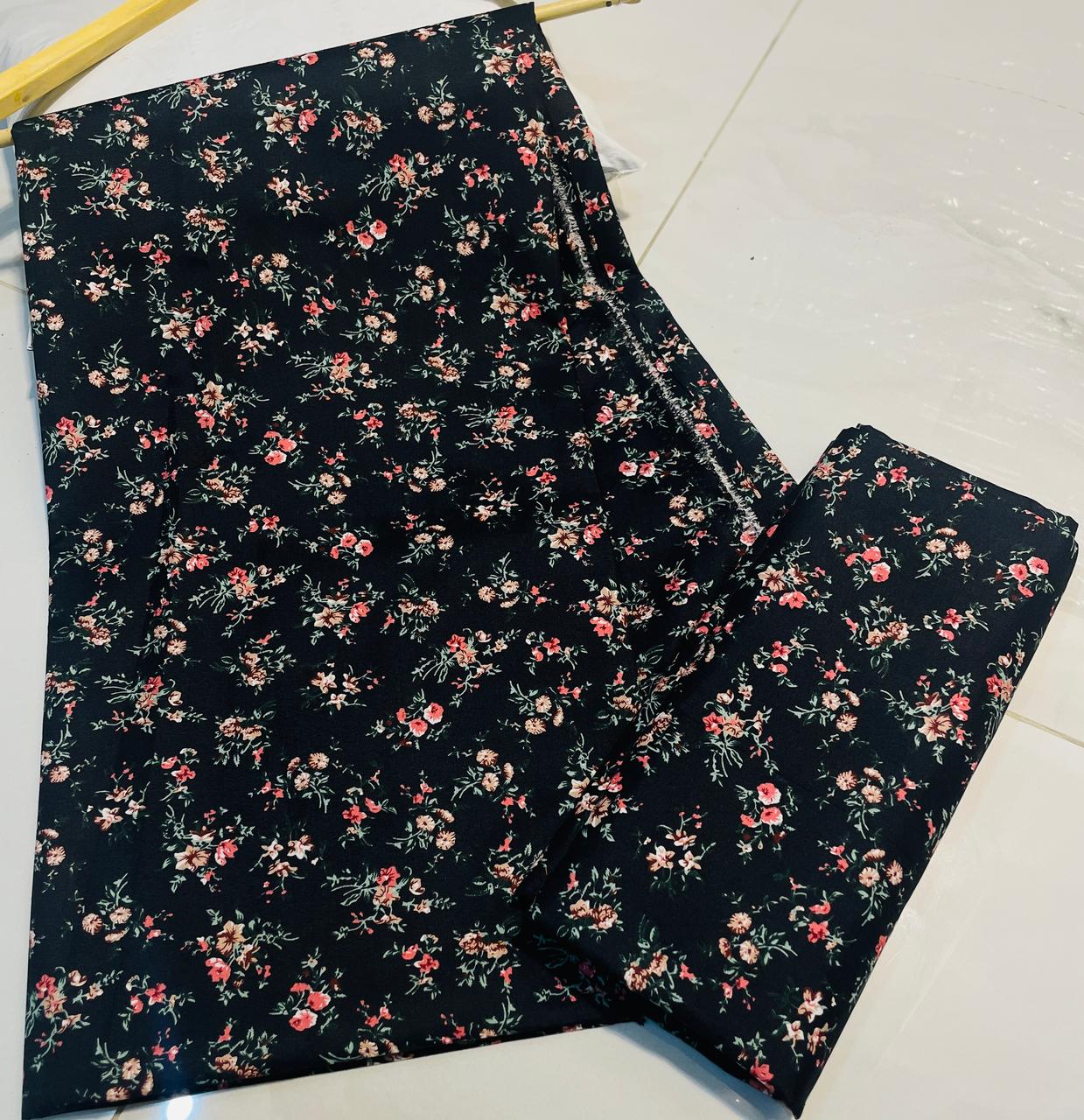 Mid Session Unstitched Cotton Suit – Digital Print Aroma Cotton – 4.5 Meter – Premium Quality