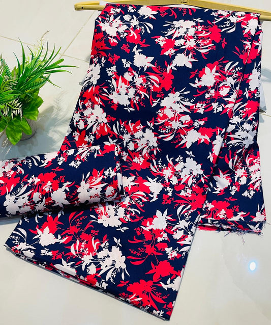 Summer Unstitched Cotton Suit – Digital Print Aroma Cotton – 4.5 Meter – Premium Quality