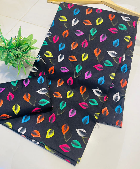 Summer Unstitched Cotton Suit – Digital Print Aroma Cotton – 4.5 Meter – Premium Quality