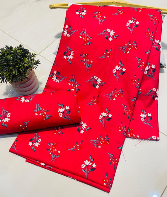 Summer Unstitched Cotton Suit – Digital Print Aroma Cotton – 4.5 Meter – Premium Quality