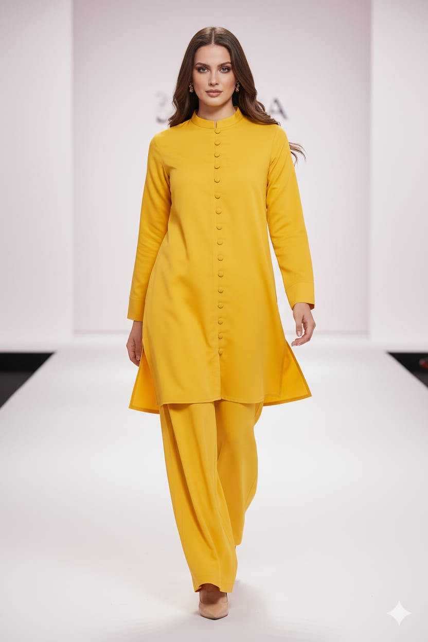 Western Top With Same Bell Bottom Plazo