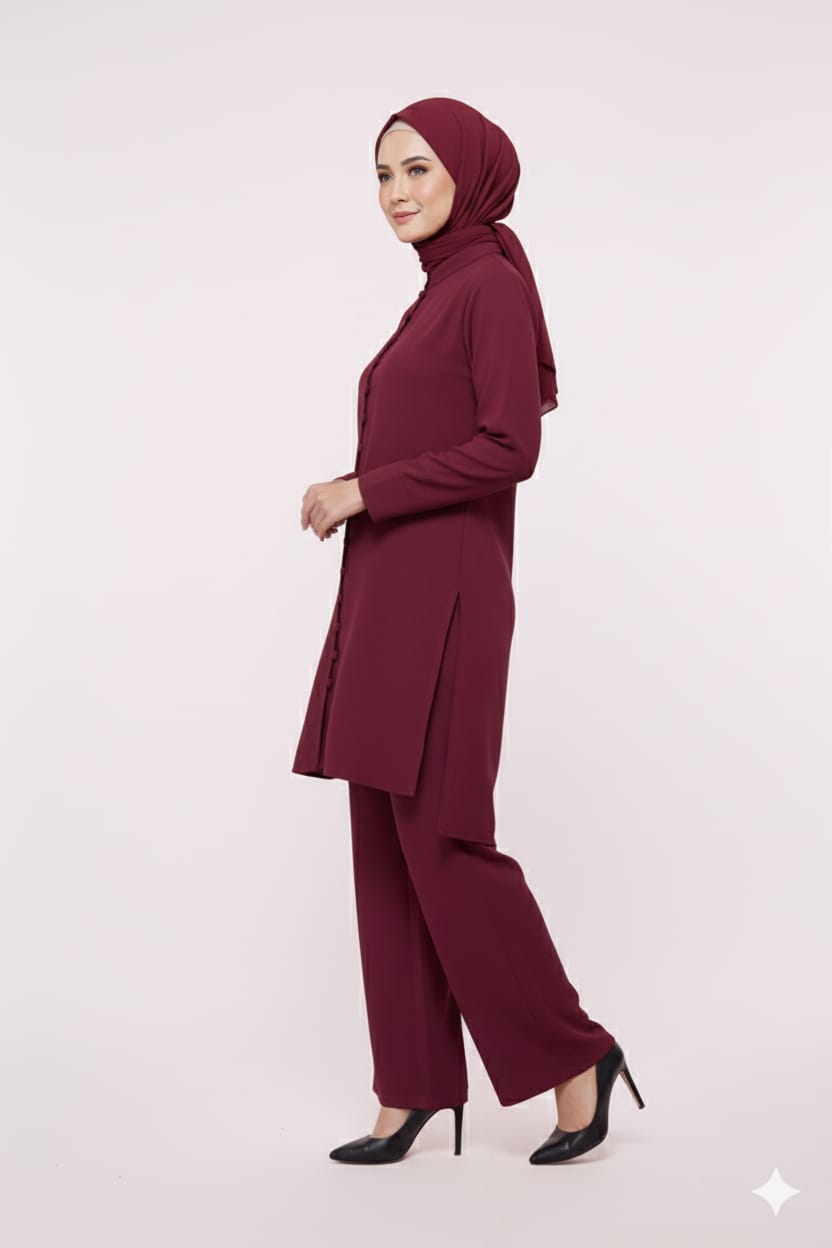 Western Top With Same Bell Bottom Plazo