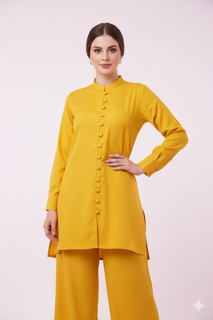 Western Top With Same Bell Bottom Plazo