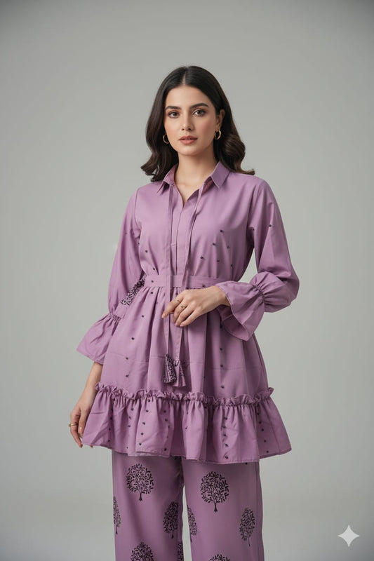 👗 Moti Charm — Western Top & Plazo Set 👗