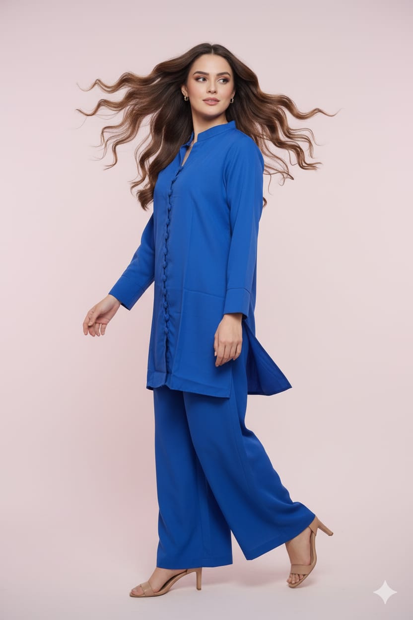 Western Top With Same Bell Bottom Plazo